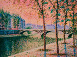 PONT DES CELESTINS- 1986 Huile sur toile, 73x60 cm. Coll. priv&eacute;e USA.jpg