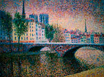 PONT DES CELESTINS- 1988 Huile sur toile, 73x54 cm. Coll. priv&eacute;e.jpg