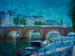 PONT NEUF- 1986 Huile sur toile, 100x81 cm. Coll. priv&eacute;e Paris.jpg