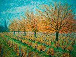 LES VIGNES EN PROVENCE - 1983 Huile sur toile, 61x50 cm. Coll. priv&eacute;e.jpg