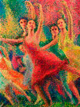 LA DANSE - 1983 Huile sur toile, 116x89 cm. Coll. P. Gonzal&eacute;s.jpg