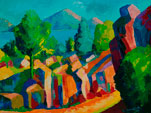 L'ESTEREL-1962 Huile sur toile, 73x54cm. coll. priv&eacute;e.jpg