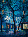 PLACE FURSTENBERG- 1982 Huile sur toile, 73x54 cm. Coll. priv&eacute;e.jpg