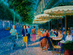 CAFE DE LA PAIX - 1985 Huile sur toile, 73x60 cm. Coll. priv&eacute;e.jpg